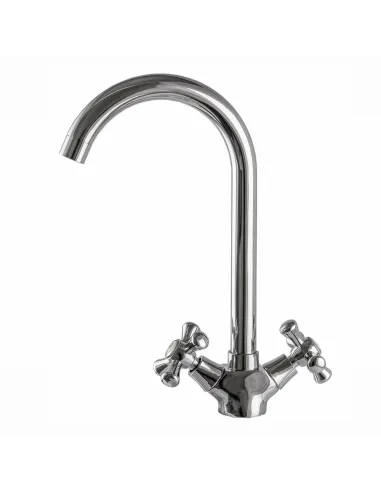 Змішувач для кухні Domino DKF-204-10-CRUIZE, хрест, кераміка, на гайці - 3