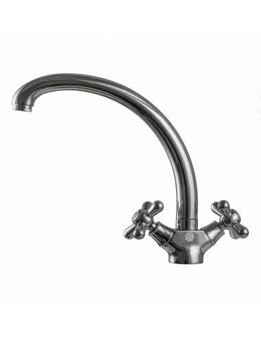 Смеситель для кухни двухвентильный Domino DKF-209-08-SHARM на гайке - 3