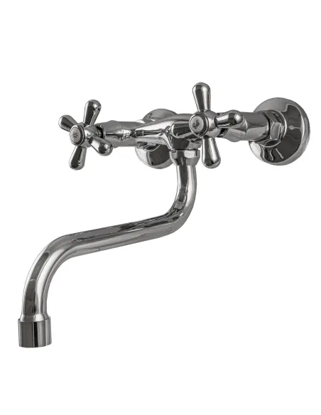 Смеситель для кухни настенный Domino DMF-029-M7117-SHARM с S-изливом - 3