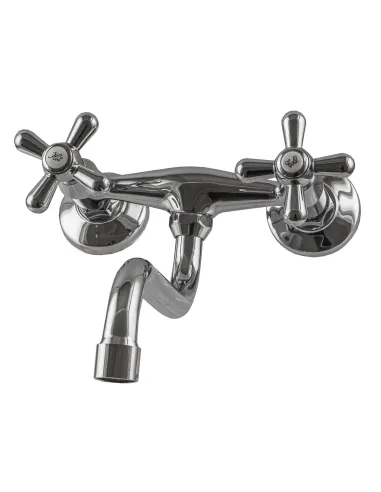 Смеситель для кухни настенный Domino DMF-029-M7117-SHARM с S-изливом - 4