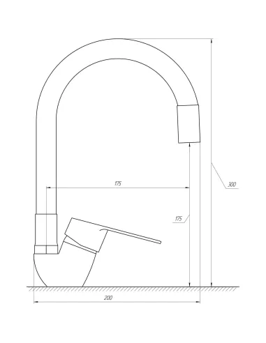Смеситель для кухни с гибким изливом Domino Blitz DBC-203SLR-Black черный гофрогусак - 4