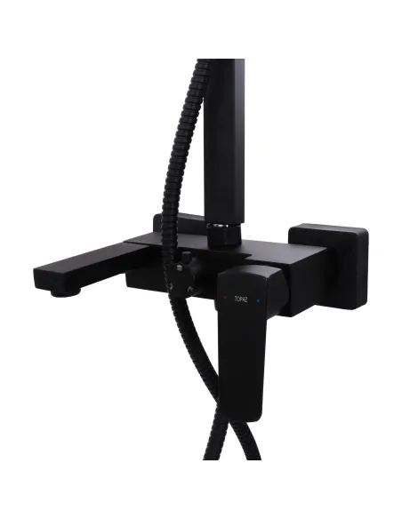 Душевая система с изливом Topaz Lexi TL 21102-H57-BL черный - 2