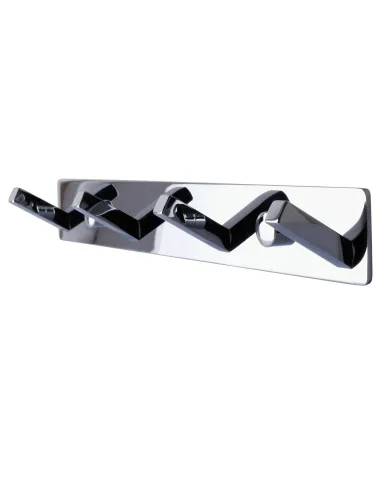 Планка з гачками Topaz TKB 9385-4, латунь - 3