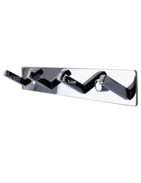 Планка з гачками Topaz TKB 9385-4, латунь - 3