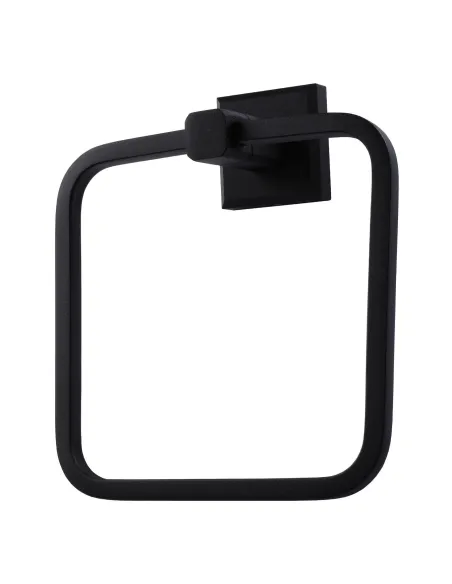 Полотенцедержатель квадратный Topaz TKB 9913-BL черный матовый - 1