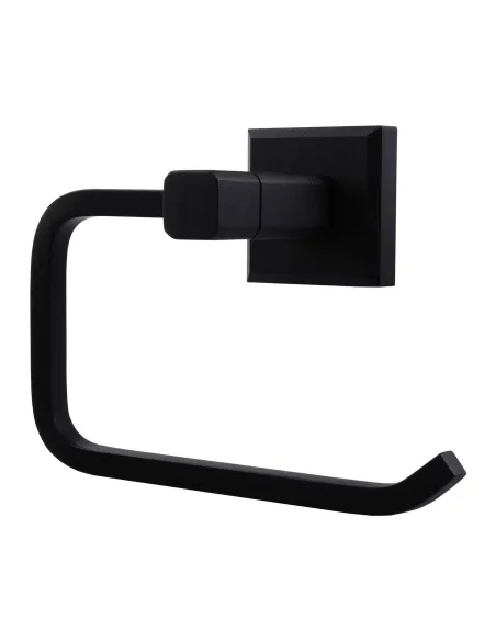 Тримач для туалетного паперу Topaz TKB 9916-BL, скоба, латунь, чорний - 1