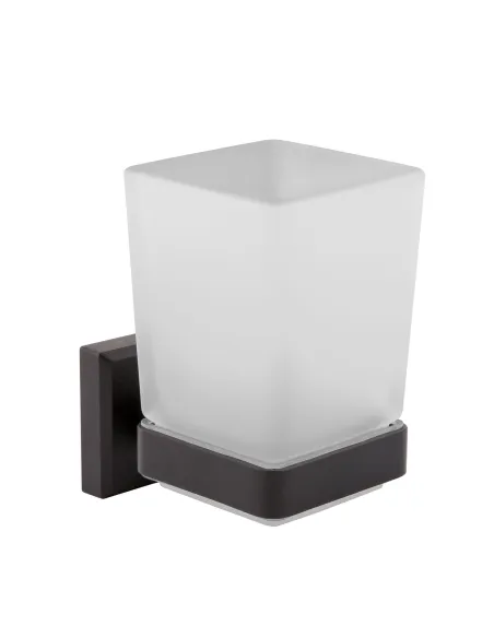 Склянка Topaz TKB 9921A-BL, квадратний, одинарний, чорний - 2