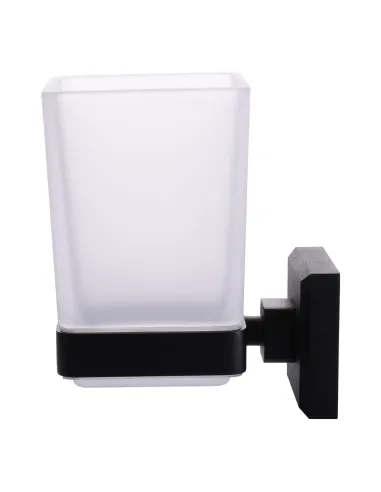 Склянка Topaz TKB 9921A-BL, квадратний, одинарний, чорний - 3