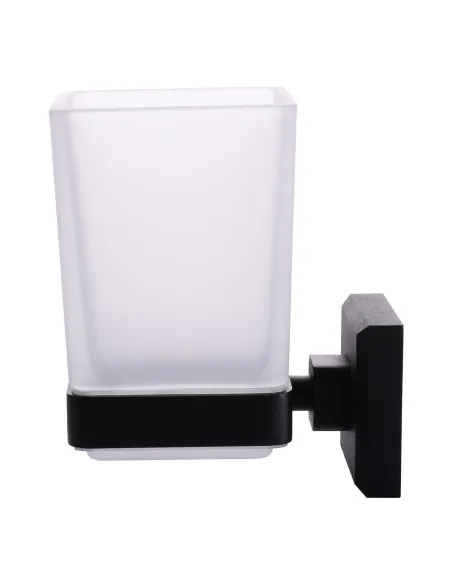 Склянка Topaz TKB 9921A-BL, квадратний, одинарний, чорний - 3