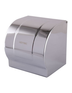 Тримач для туалетного паперу Hotec 16.623 Stainless Steel, з кришкою - 1