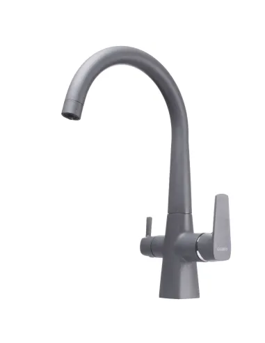 Смеситель для кухни с подключением к фильтру под осмос Globus Lux Lazer GLLR-0999-3-Titanium темно-серый - 2