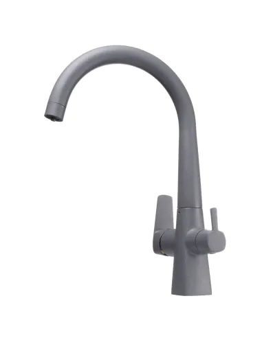 Смеситель для кухни с подключением к фильтру под осмос Globus Lux Lazer GLLR-0999-3-Titanium темно-серый - 3