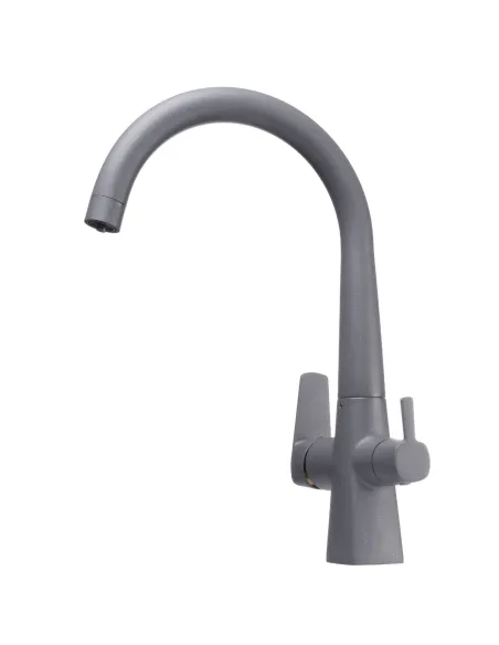 Смеситель для кухни с подключением к фильтру под осмос Globus Lux Lazer GLLR-0999-3-Titanium темно-серый - 3