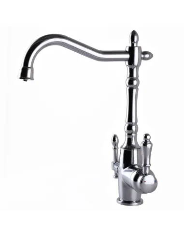 Смеситель для кухни с подключением к фильтру под осмос Globus Lux Lazer GLLR-1000 хром - 4