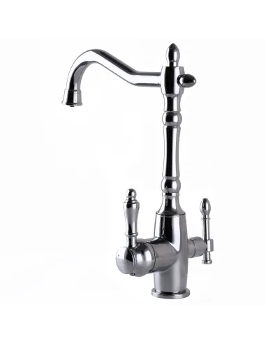 Смеситель для кухни с подключением к фильтру под осмос Globus Lux Lazer GLLR-1000 хром - 5