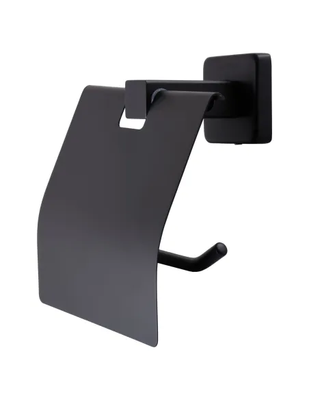 Держатель для туалетной бумаги из нержавеющей стали Globus Lux BQ9410 с крышкой - 1