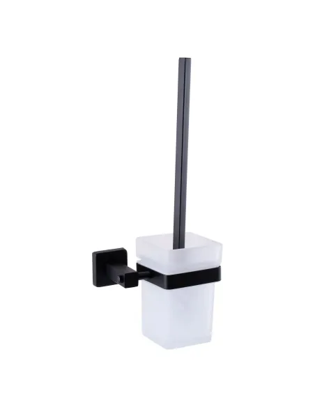 Йоржик для унітазу Globus Lux BQ9429A, настінний, чорний, матовий - 1