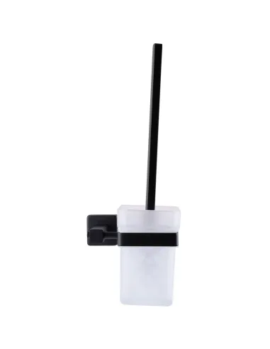 Йоржик для унітазу Globus Lux BQ9429A, настінний, чорний, матовий - 2