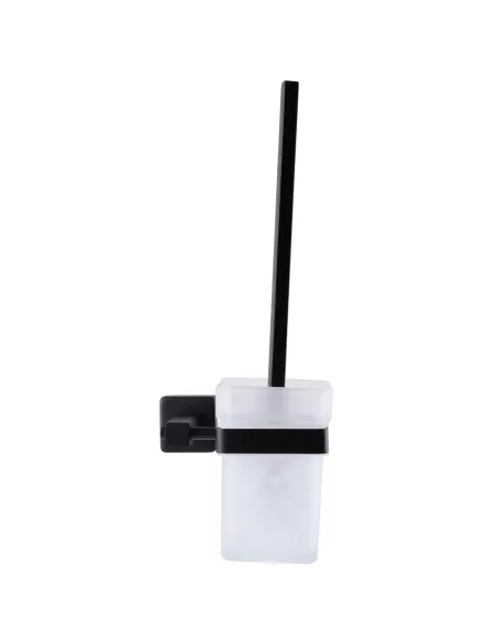 Йоржик для унітазу Globus Lux BQ9429A, настінний, чорний, матовий - 2
