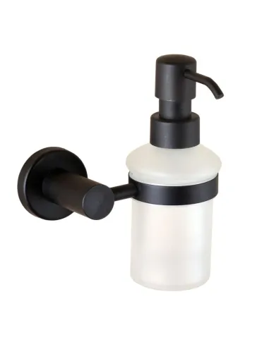 Дозатор рідкого мила Globus Lux BS8433, чорний, нержавіюча сталь - 4