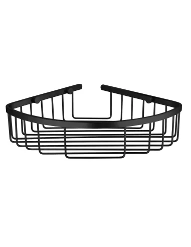 Полка для ванной угловая Globus Lux BS8499 черная, нержавеющая сталь - 4