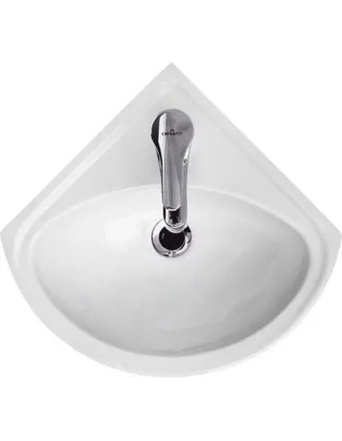 Умывальник Cersanit Sigma 35 угловой, с переливом - 2