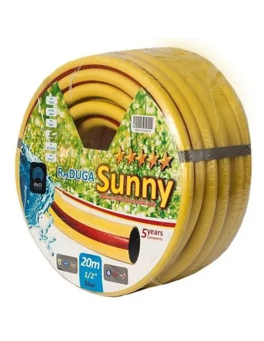 Шланг для полива EVCI Plastik Радуга - Сонечко, 1/2 дюйма, 20м, армированный - 2