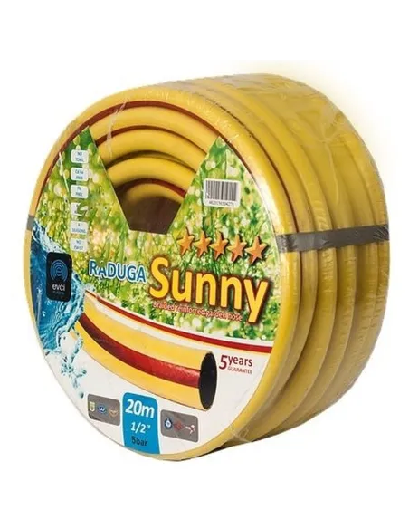 Шланг для полива EVCI Plastik Радуга - Сонечко, 1/2 дюйма, 20м, армированный - 2