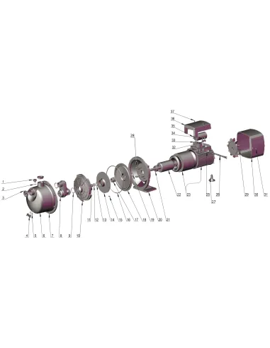 Центробежный поверхностный насос Optima Jet150S Prime, 1.3 кВт - 4