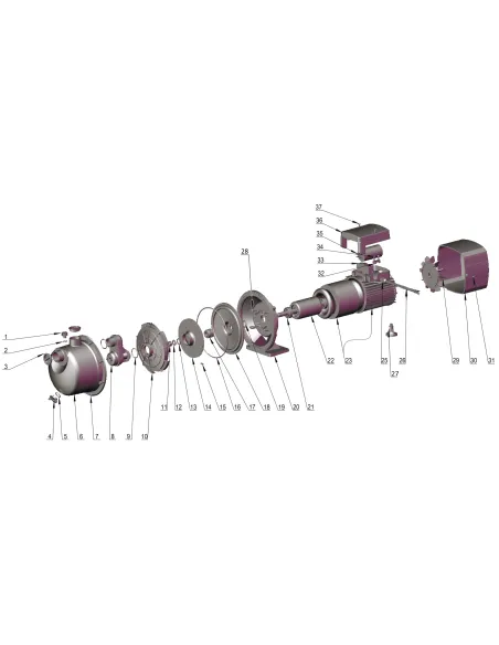 Центробежный поверхностный насос Optima Jet150S Prime, 1.3 кВт - 4