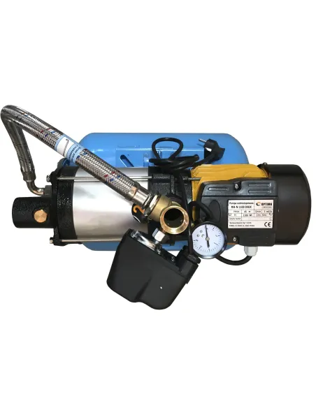 Насосна станція Optima MH-N1100 INOX-24 1.1 кВт, нержавіючий бак 24 літри - 2