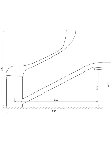 Смеситель для кухни Topaz Clinic TCL-15033 хром - 5