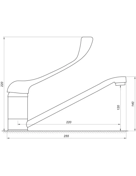 Смеситель для кухни Topaz Clinic TCL-15033 хром - 5