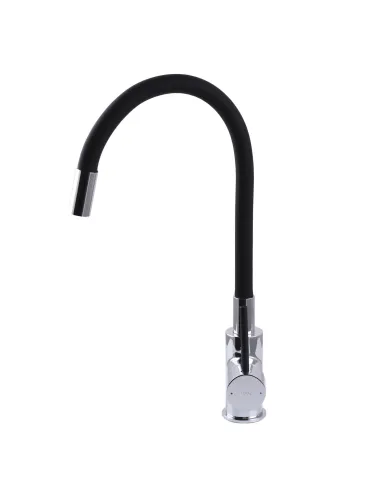 Смеситель для кухни с гибким изливом Topaz Corsica TC 8853-01-BL гофроизлив - 2