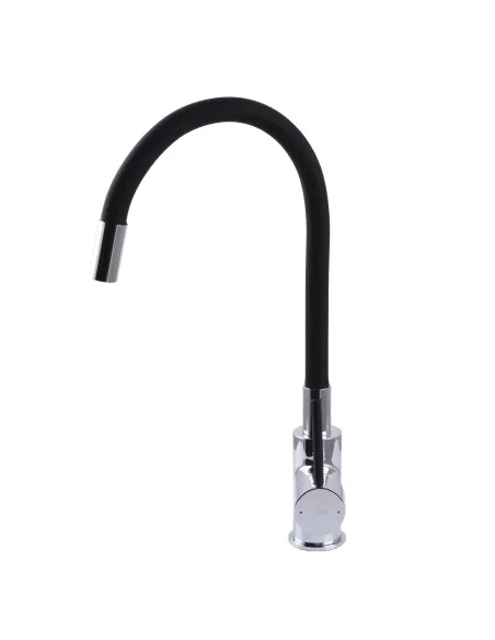 Смеситель для кухни с гибким изливом Topaz Corsica TC 8853-01-BL гофроизлив - 2