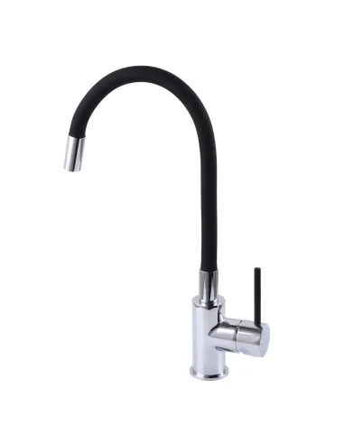 Смеситель для кухни с гибким изливом Topaz Corsica TC 8853-01-BL гофроизлив - 3