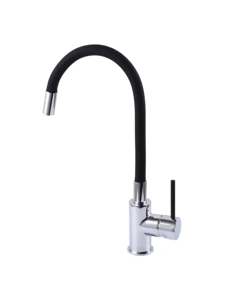 Смеситель для кухни с гибким изливом Topaz Corsica TC 8853-01-BL гофроизлив - 3