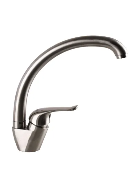 Змішувач для кухні Globus Lux Leon SL-203S нержавіюча сталь - 1