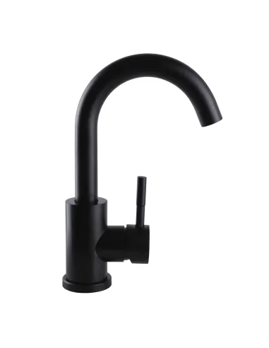 Змішувач для умивальника Globus Lux Alpen SBT1-101S-BB нержавіюча сталь, чорний матовий - 2