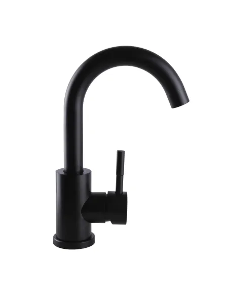 Змішувач для умивальника Globus Lux Alpen SBT1-101S-BB нержавіюча сталь, чорний матовий - 2