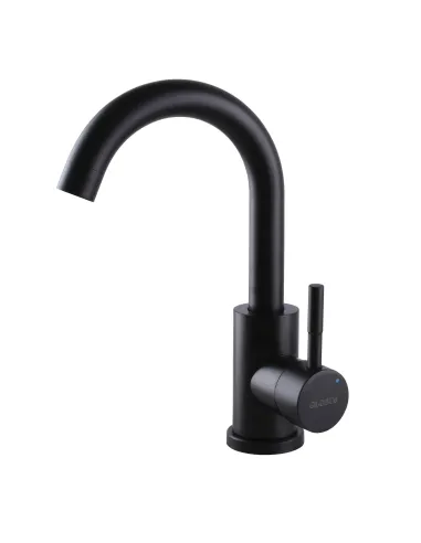 Змішувач для умивальника Globus Lux Alpen SBT1-101S-BB нержавіюча сталь, чорний матовий - 3