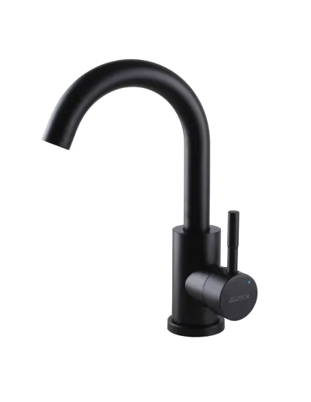 Змішувач для умивальника Globus Lux Alpen SBT1-101S-BB нержавіюча сталь, чорний матовий - 3