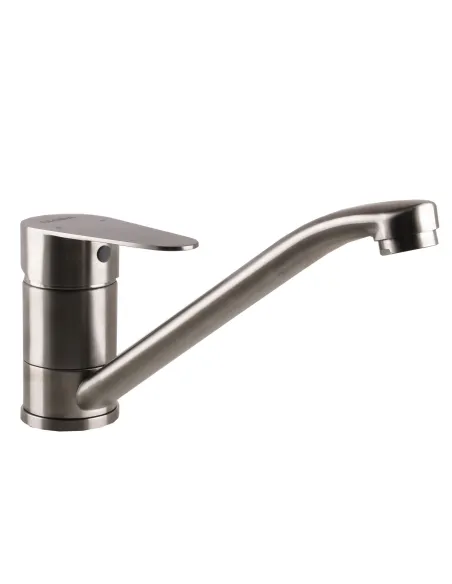 Змішувач для кухні Globus Lux Main SM-203 нержавіюча сталь, на гайці - 1