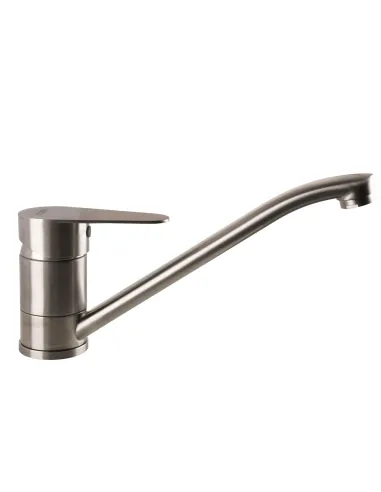 Змішувач для кухні Globus Lux Main SM-203 нержавіюча сталь, на гайці - 2