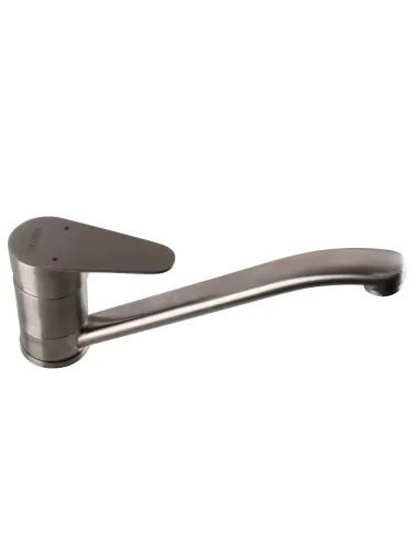 Змішувач для кухні Globus Lux Main SM-203 нержавіюча сталь, на гайці - 3