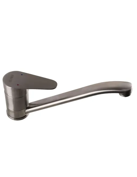 Змішувач для кухні Globus Lux Main SM-203 нержавіюча сталь, на гайці - 3