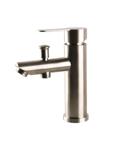 Смеситель для умывальника из нержавеющей стали/биде Globus Lux Alpen SBT2-106M с выходом под биде - 2
