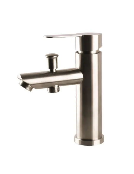 Смеситель для умывальника из нержавеющей стали/биде Globus Lux Alpen SBT2-106M с выходом под биде - 2