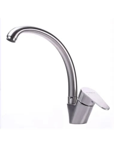 Змішувач для кухні Globus Lux Main SM-203S нержавіюча сталь, хром - 2