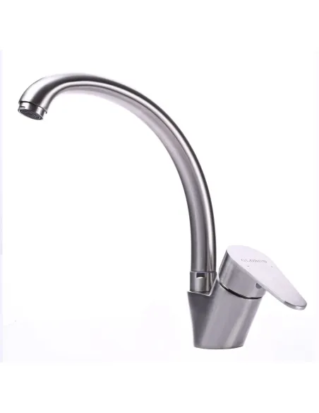 Змішувач для кухні Globus Lux Main SM-203S нержавіюча сталь, хром - 2